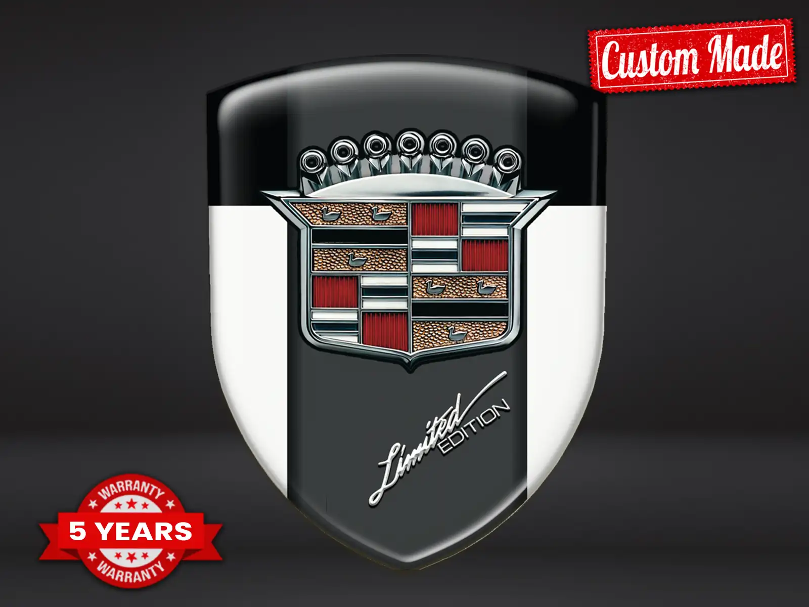 Cadillac Decalcomanie Auto su Misura Max Pro Chic Durevoli ST